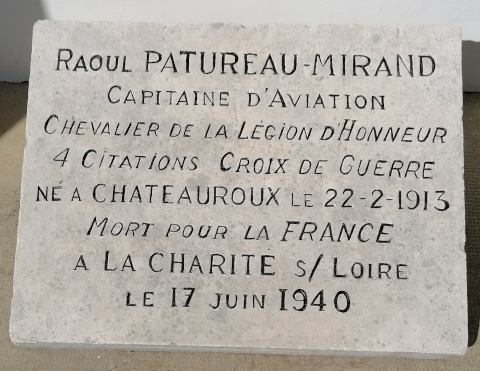 The plaque after renovation