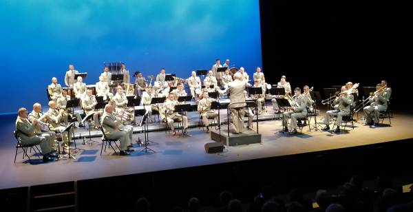The concert given by the music of the Foreign Legion