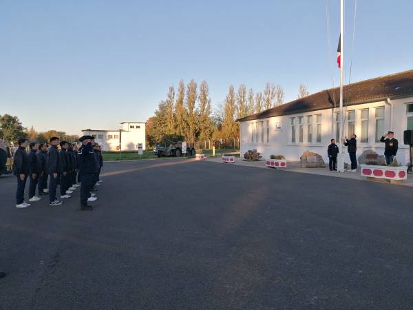 Flag raising ceremony