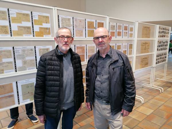 Rémi Louviot et Jean Marie Aumaréchal, exposants individuels