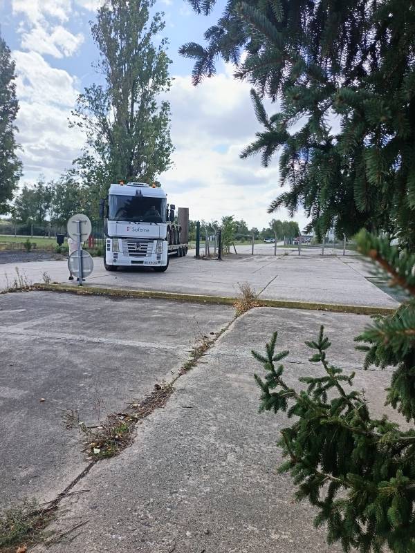 L’arrivée sur le site de la SOFEMA (en zone sud)