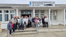 Members of the "Mémoire et patrimoine Lignerois" association visit La Martinerie