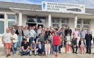 Pharmacy technicians visit the Military Memory Museum at La Martinerie on Sunday, October 4