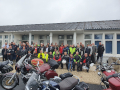 Les Amis de La Martinerie welcomed the participants of the moto guzzi rally