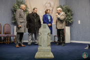 La maquette du monument aux Morts de Déols confiée aux Amis de La Martinerie
