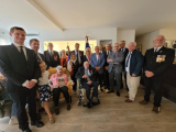 Our president presents the Legion of Honor medal to André Noizat