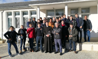 Les élèves du Lycée Philibert Vrau en visite chez les Amis de La Martinerie